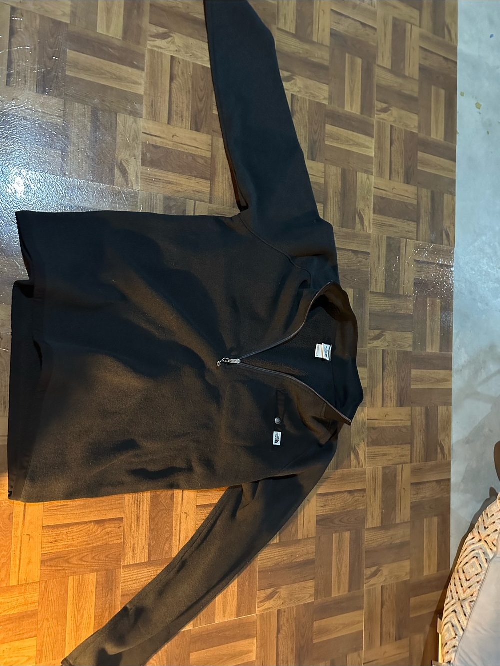 The North Face Black Half-Zip Fleece Pullover